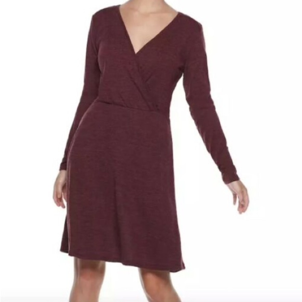 Candies Fit Flare Dress With Lace Detail - XS